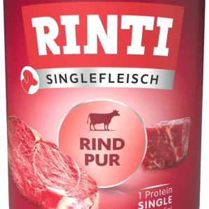 Sparpaket 6 x 800 g Rinti Singlefleisch Rind pur Hunde Nassfutter Direkt Vom Hersteller